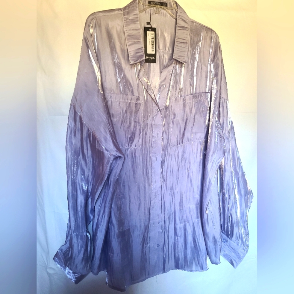 NASTY GAL , SZ 20 BUTTON DOWN,  NWT